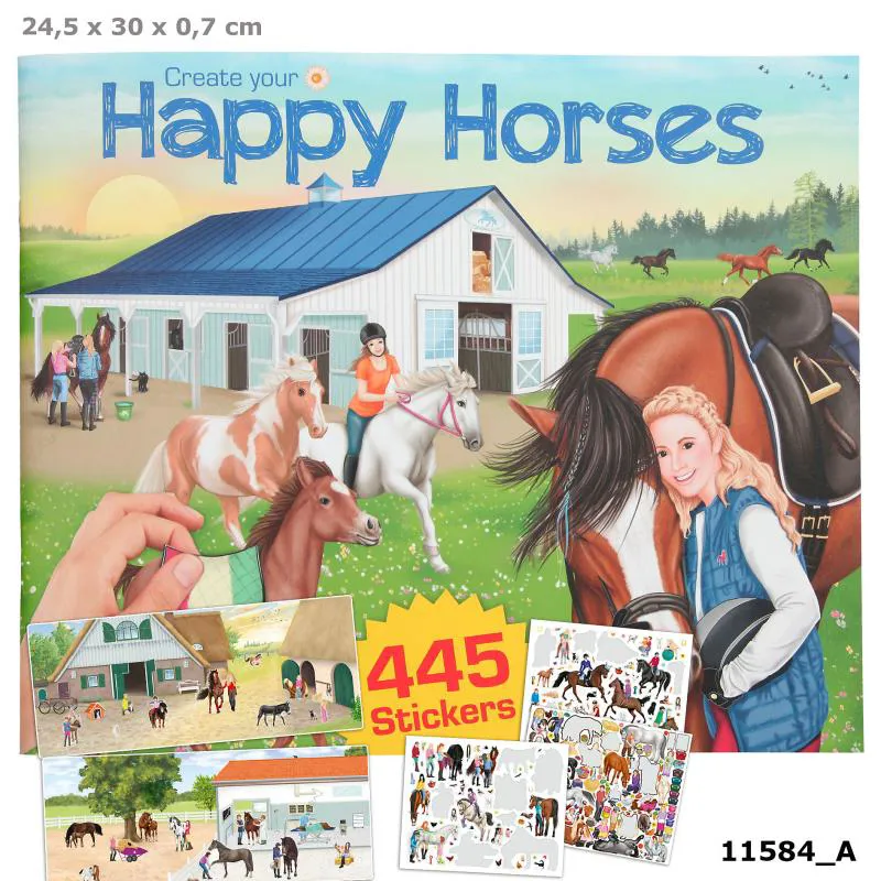 Miss Melody Create Your Happy Horse Sticker Book